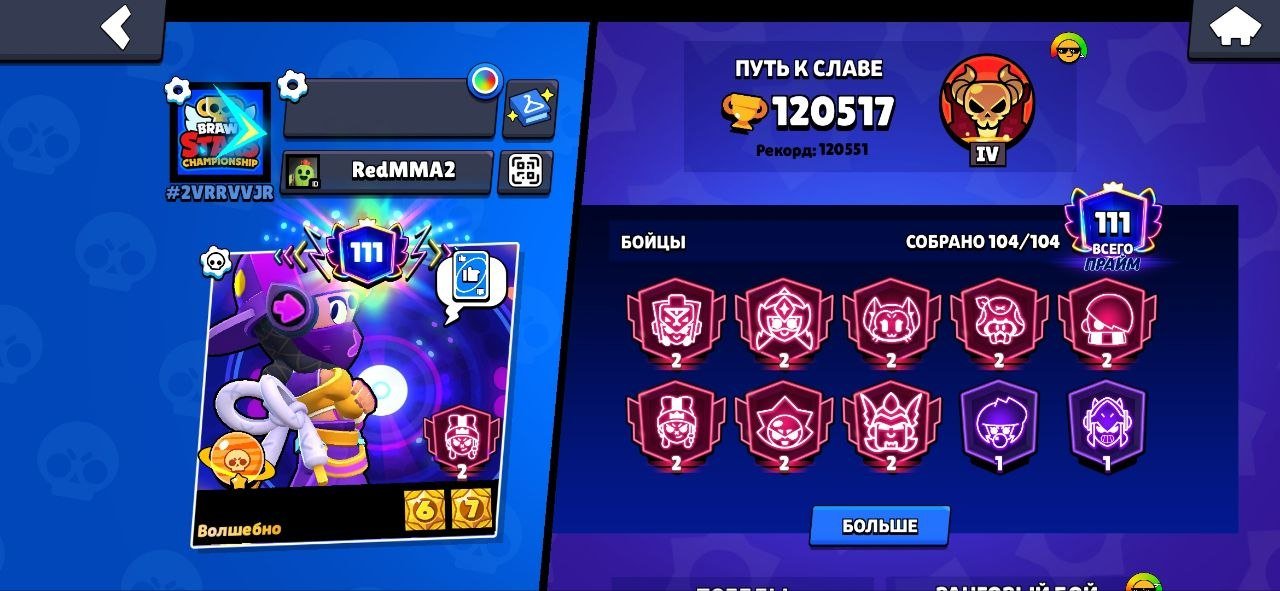 VIDEO REVIEW OF SKINS FOR GEMS 11 x WITH HYPER, trophies 120517, brawlers 104, primes 111