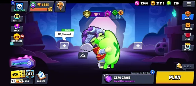 🔥3 PRIME SANDY🔥⚡21K COINS⚡✨10-11 POWER✨💥2021 YEAR💥🌹RELINK🌹, 6385 trophies, 81 brawlers, 3 primes