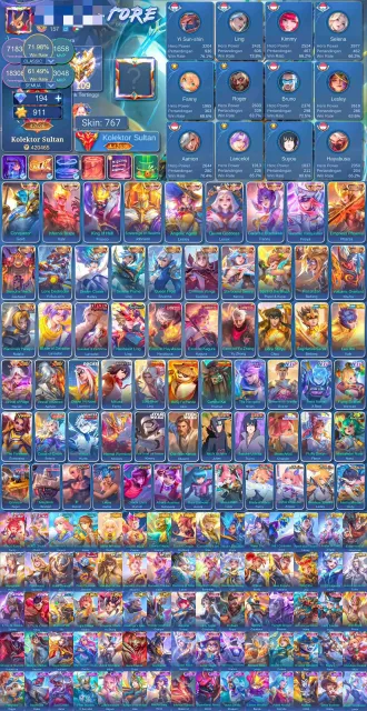 🔥WORLD 42.441🔥Excellent VR 65+🔥StarWars-KungFu-8Leg-Exo-Kishin-Naruto-Hiro-12Call🔥, Sale, Rank: Mythical Immortal, Level: 157, Winrate: 70%, Heroes: 133, Skins: 767