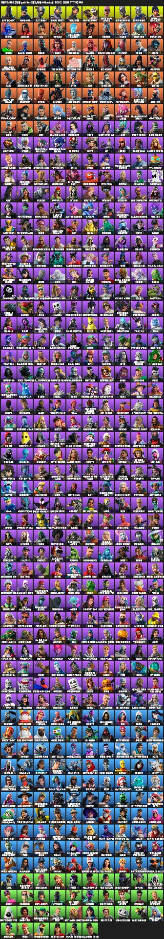 🌸566 SKINS💎Black Knight💎Royale Knight💎Sparkle Specialist💎Offlego💎✨ Full access✨, Sale, skins 566