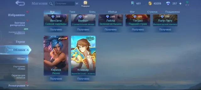 ✅ ПУСТЫШКА BEYONDS THE CLOUDS КСАВЬЕР и KOF КАРИНА ✅ ПЕРВАЯ ПОКУПКА ✅ 43к БО ✅ 100% ВР ✅, Продажа, Ранг: Воин, Уровень: 8, Процент побед: 100%, Герои: 8, Облики: 7