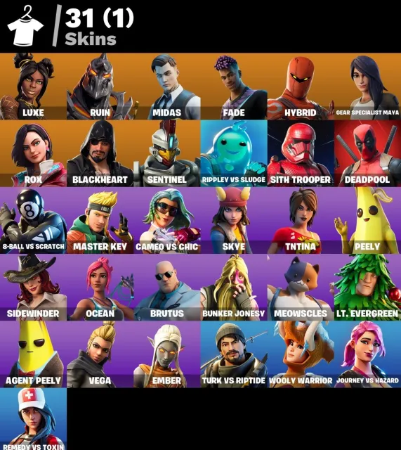 🔥31 СКІН🔥550 V-BUCKS🔥РІВЕНЬ 527🔥ПОВНИЙ ЛОКЕР🔥PC/XBOX/PSN🔥ЕКСКЛЮЗИВИ🔥ОПИС, Продаж, скини 31