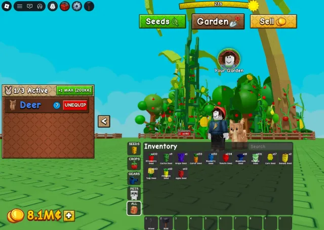 🟥 ❰ 8 KK SHEKELS ❱ 🟥 ❰ 1515 SEEDS OF PLANTS ❱ 🟥 ❰ + 100 DAYS OF LEISURE ❱🟥 BIG GARDEN 🟥, Accounts