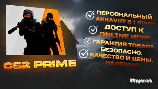Account with PRIME + game, Sale, With inventory, Has PRIME