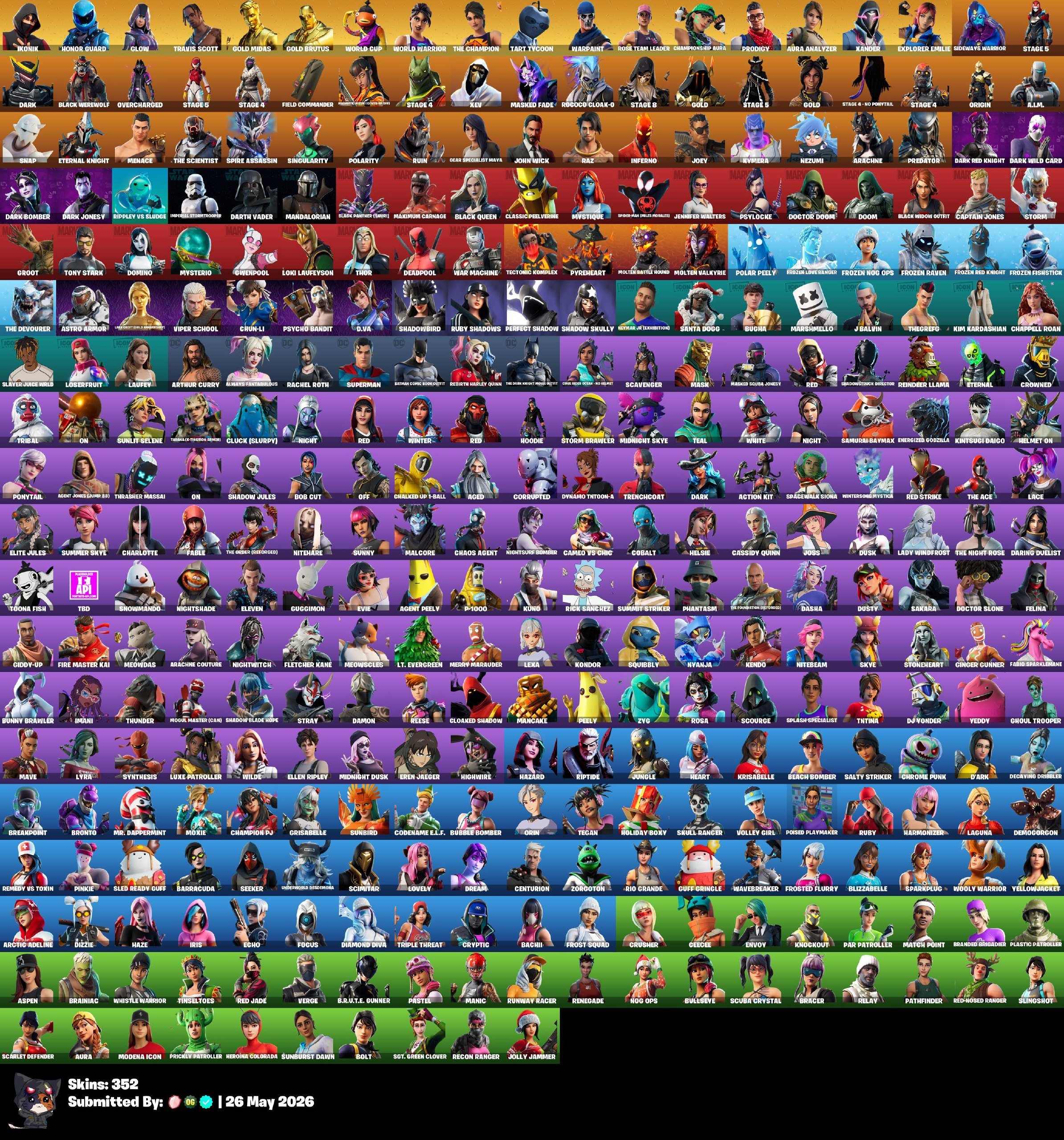 [PC] FA 350 skins IKONIK | Travis Scott | HONOR GUARD | Glow | Minty | Leviathan Axe | OG STW, Sale, skins 350
