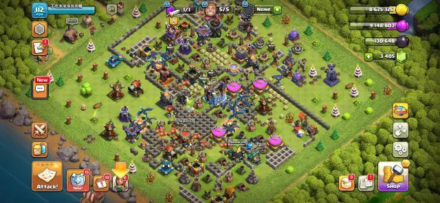 🪺 TOWN HALL 18 🪺 🦉 BUILDER HALL 9 🦉 🪴 BUILDERS 5 🪴 ☄️ LEVEL 112 ☄️ 🫐 GEMS 3405 🫐 🛎️ AUTO DELIVERY 🛎️, 18 TH Home Village, 9 TH Builder Base