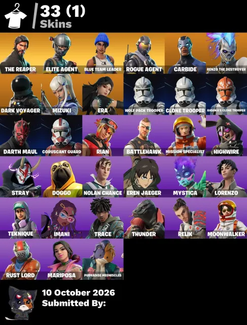 [PC] 33 skins | The Reaper | Elite Agent | Blue Team Leader | Rogue Agent | Carbide | 800 VB, Продажа, скины 33