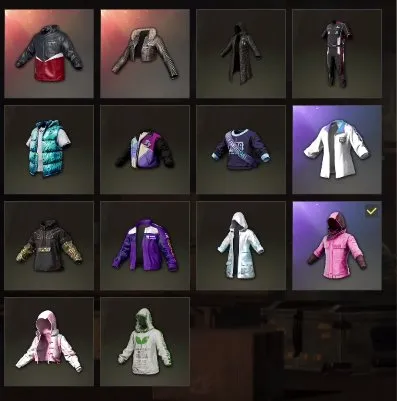 M249 Верный друг 4lvl, Playerunknown set, Rash Set, Porsche Set, XINGHUN Set, M416 aespa Battlestat, Нет BATTLEGROUNDS Plus