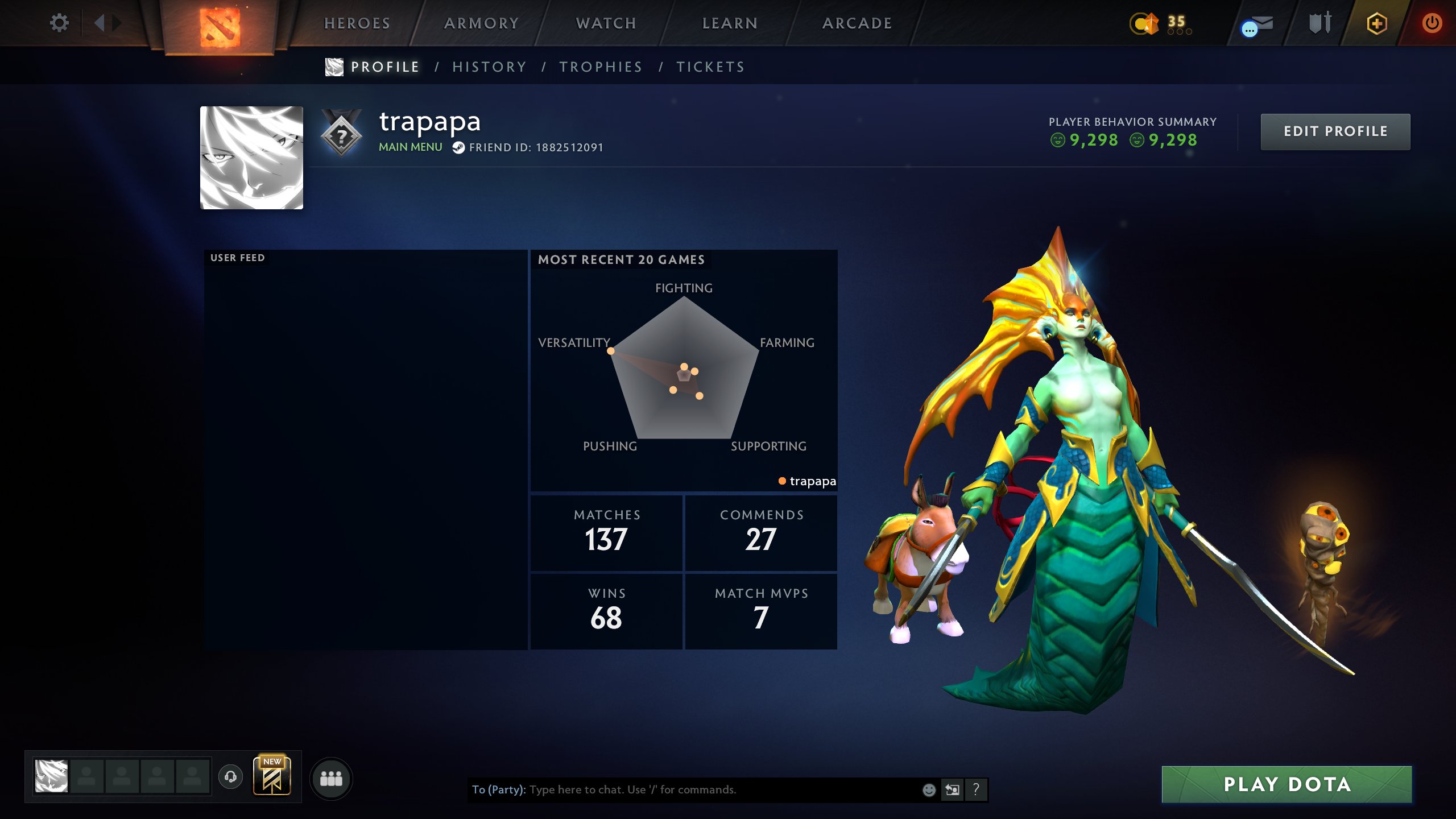FIRST CALIBRATION🔹RANKED IS OPEN🔹100/100 h🔹 Vurtual NUMBER 🔹 GUARDIAN / CRUSADER / ARCHON / LEGEND, Sale, 6000 MMR, 9298 Behavior score, 9298 вежливости, 137 games