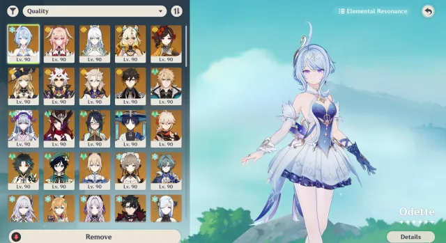 GENSHIN IMPACT ACCOUNT - AR60 | ODETTE, SANDRONE, COLUMBINA, SKIRK & MORE | READ DESC, Любая платформа, Почта привязана, Люмин, Прокачанный, AR 60