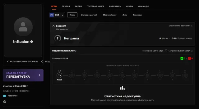 🔳 FACEIT ВЕРИФИЦИРОВАН + CS2 PRIME 🔳 KАЗАХСТАН 🔳🔥🔥🔥 РЕВЕРИФ БЕСПЛАТЕН + РОДНАЯ ПОЧТА + ГАРАНТИЯ 🔥🔥🔥🔳, Продажа, Инвентарь пуст, Есть PRIME, FACEIT, 1000 ELO, Зарегистрирован: Да