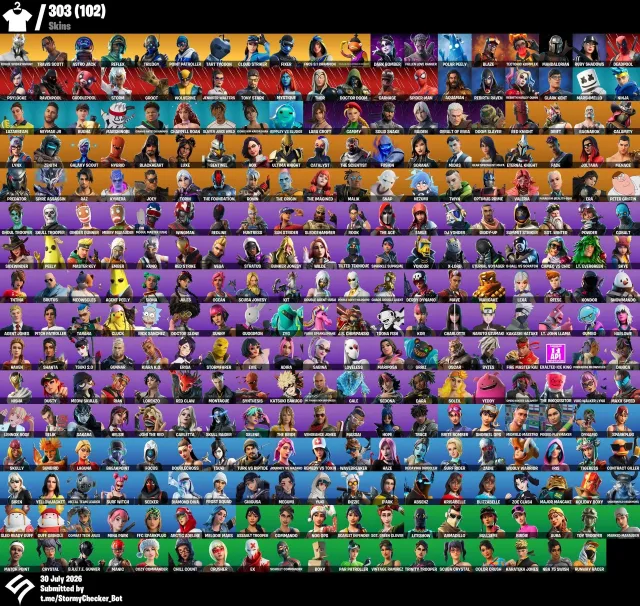 [PC/PSN] 303 Skins | Rogue Spider Knight | Travis Scott | Astro Jack | Reflex | Leviathan Axe, Продажа, скины 303