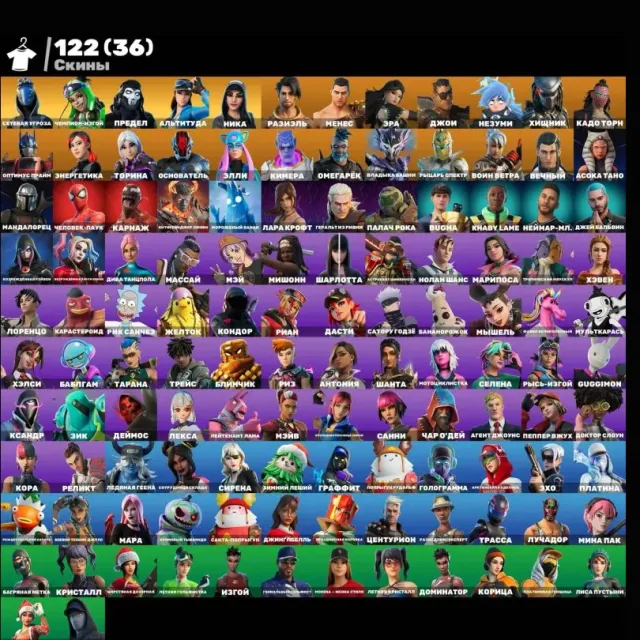 💮SALE💮122 skins🌺Energy🌺Harley🌺Lara Croft🌺Altitude🌺Juniper🌺Aurum🌺Mishoni🌺Kora🌺, Sale, skins 122