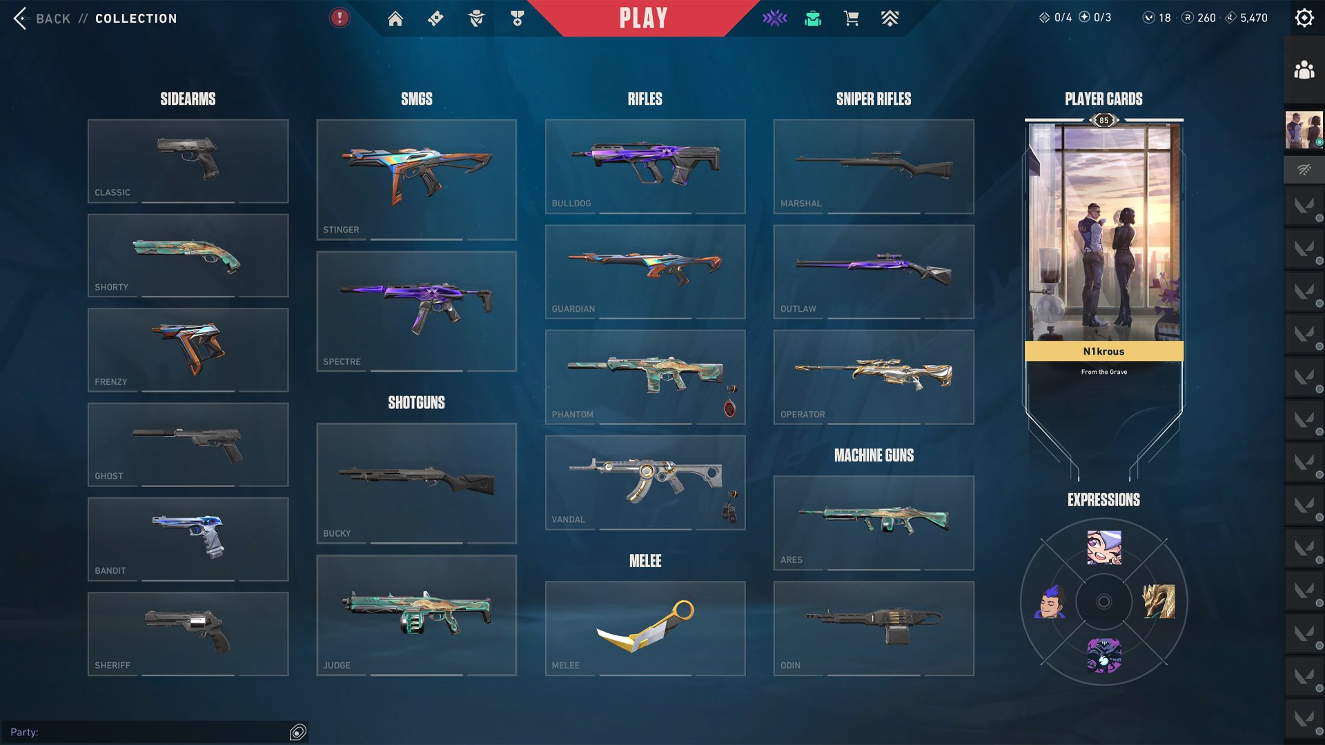 ⚡💛 PRIME KARAMBIT + PRIME VANDAL + ORIGIN + FORSAKEN OPERATOR 💛⚡, Sale, Gold 1, Agents: 22, Skins: 17