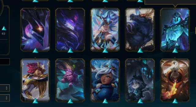 Personal account, lots of rare skins, good rank (MMR), Sale, level 180, champions 173, skins 185, Platinum