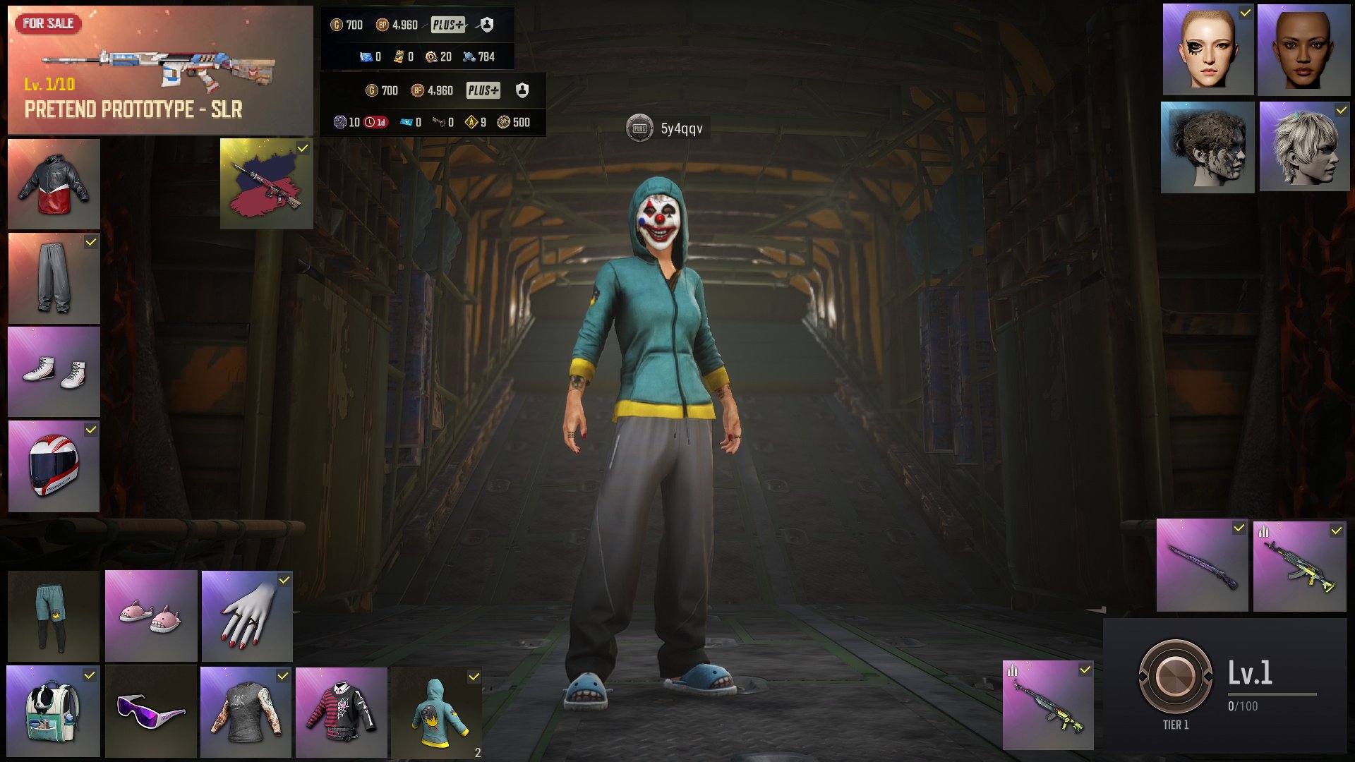 💖[PROGRESSIVE + CHROMA] SLR PRETEND PROTOTYPE💖Porsche + Jijing Set💖🔥700 G + Tattoo🔥✅AUTODELIVERY✅🔥, No BATTLEGROUNDS Plus