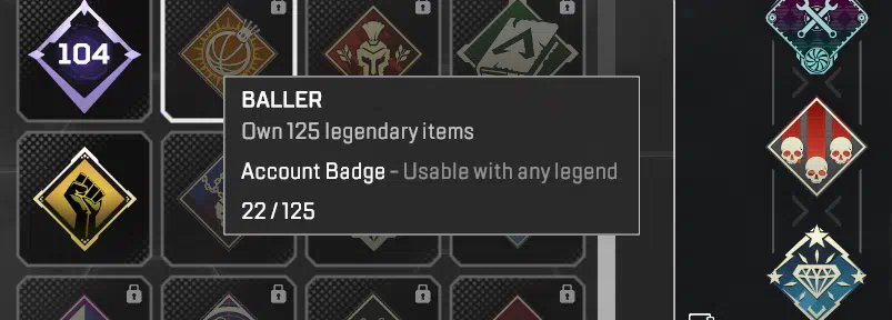 ✅ Apex 104 Lvl | Bloodhound relic | ✅ OLD S7 ACCOUNT | 22 legs, Silver, 104 level, Relic: Yes