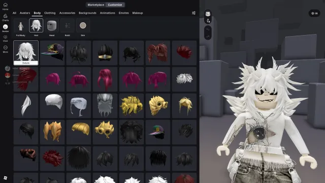 👔 ROBLOX | 💎 30K+ R$ | HUGE WARDROBE | TONS OF ACCESSORIES (details in description), Sale, Voice chat: No