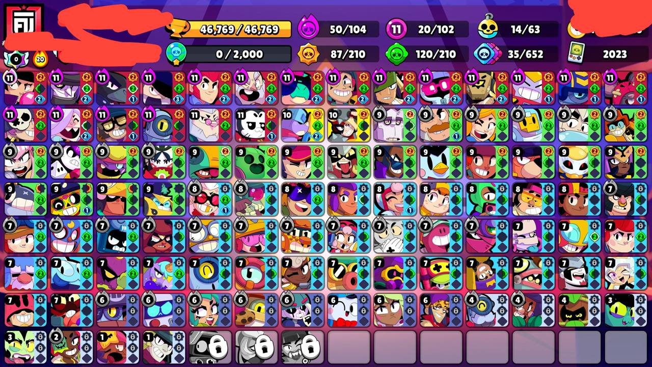 🏆 46,700 🏆】 【💎 245 SKINS 💎】 【🔥 20x11 POWER 🔥】 【4 HYPERCHARGE SKINS】 【🛡️ GUARANTEE 🛡️】, trophies 50000, brawlers 102