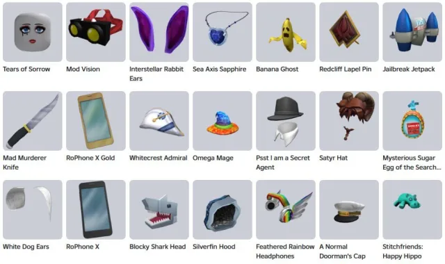 2018 | Tears of Sorrow + Mod Vision + Interstellar Rabbit Ears and other 27 toy codes, Sale, Voice chat: No
