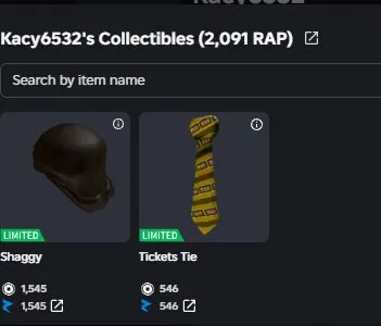 @Kacy6532 | АККАУНТ ROBLOX 💎 Общий RAP ~2.3k + Прическа Шагги и Галстук-Билет 📦, Продажа, Voice chat: Нет