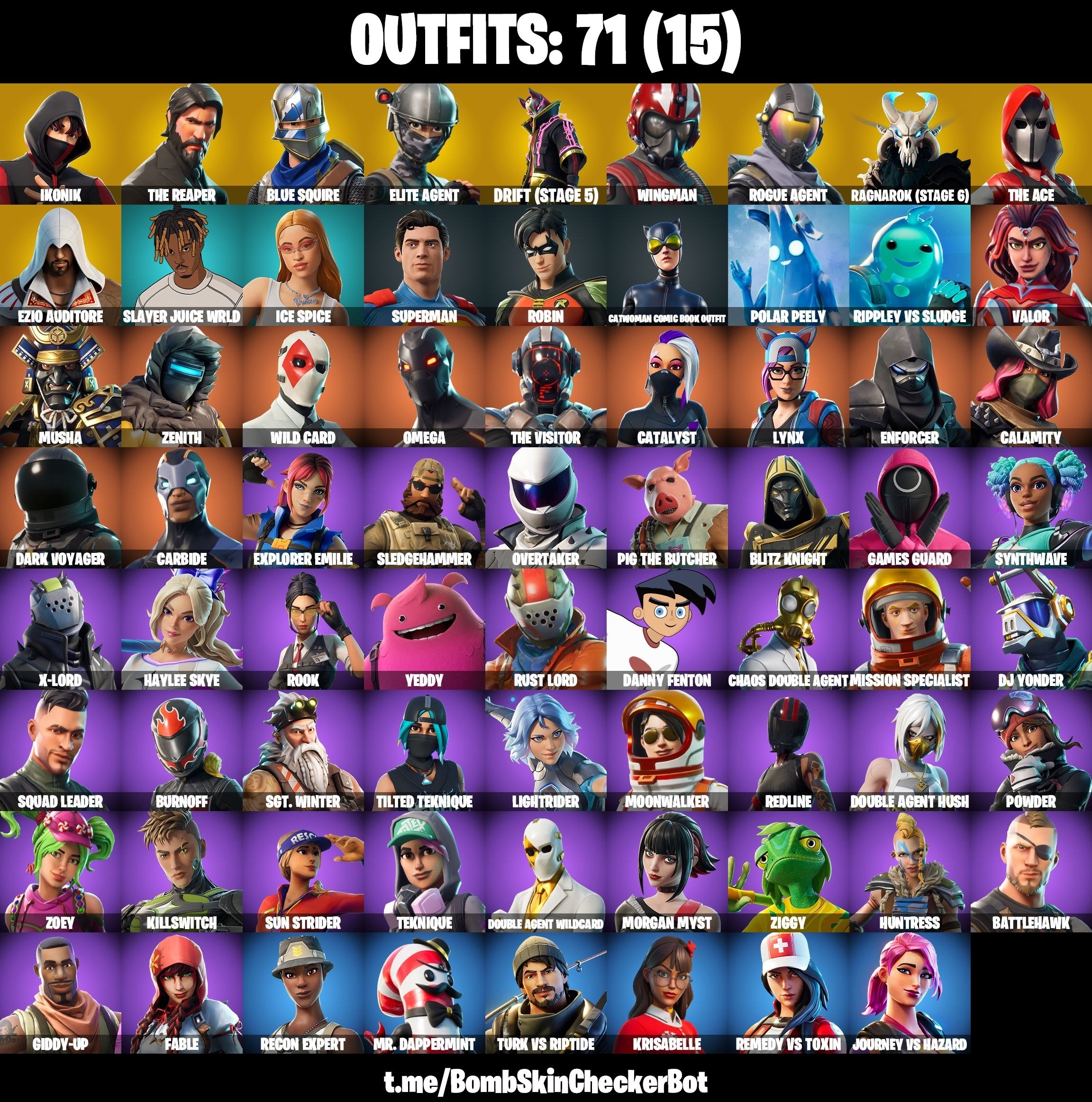 [PC] FA 65 skins IKONIK | The Reaper | Blue Squire | Elite Agent, Sale, skins 65