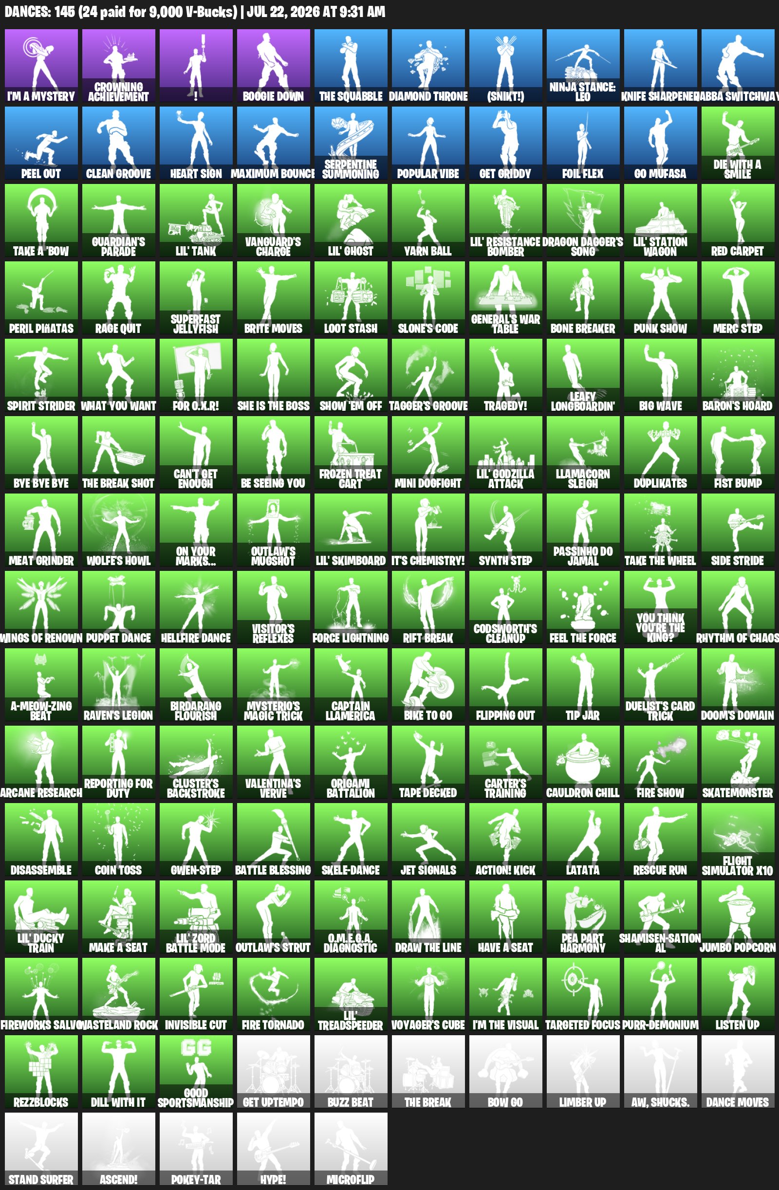 🌻AWESOME ACCOUNT🌻🌳SIREN, ROGADE RAIDER, HARLEY, BAT🌳🌷45 PAID🌷🌲FULL ACCESS🌲🌹READY TO PLAY🌹#506, Sale, skins 165