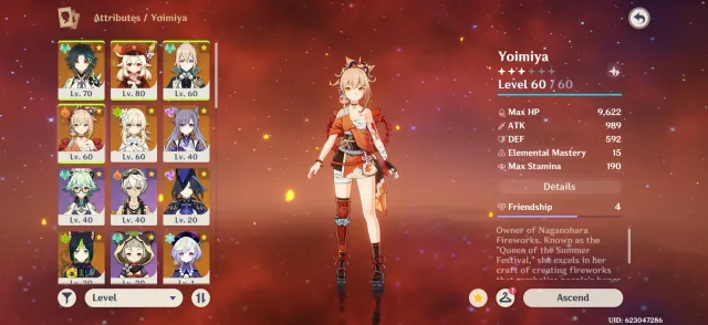 ❣️ AMERICA, RANK 45 | 6 Standard + Clorinda, Klee, Yoimiya, Xiao | Guaranteed! | Email linked ❣️