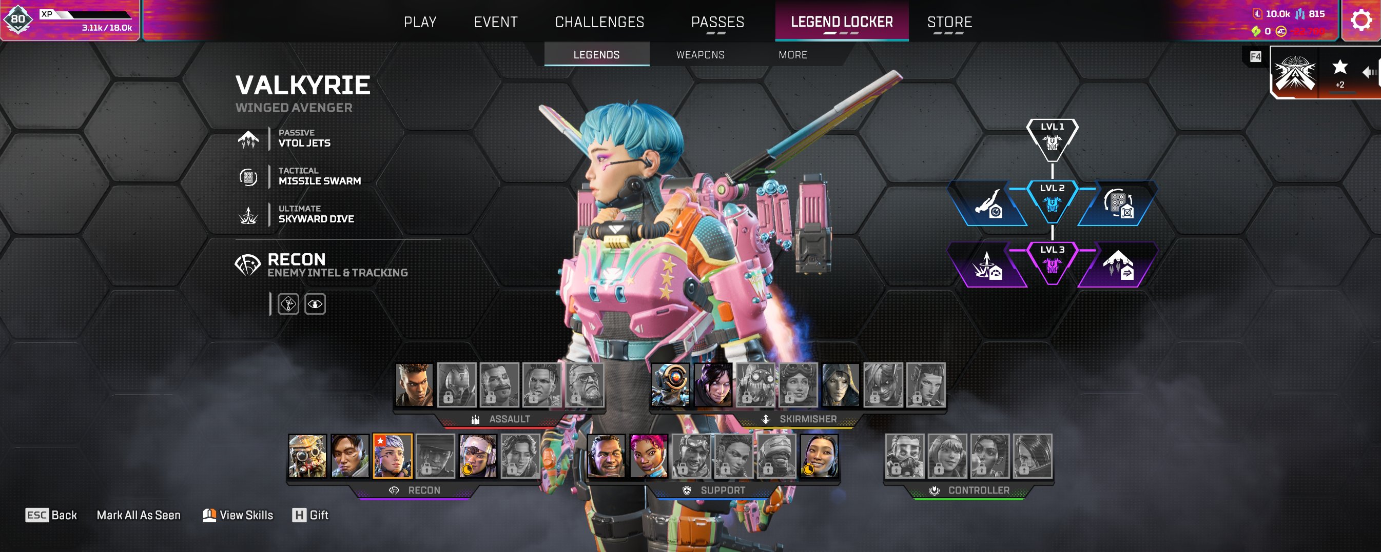 ☑️EA+STEAM+PSN+XBOX☑️LVL 80☑️SILVER RANK☑️9 LEGENDS☑️17 LEG ITEMS☑️10K LT☑️FULL ACCESS☑️, Silver, 80 level, Relic: No