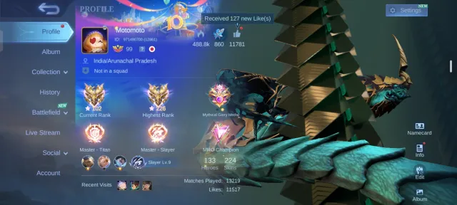 🔰MYTHICAL IMMORTAL 🔰LIMITED NUMBER OF SKINS🔰GLOBAL RANK TITLE🔰MUCH MORE 🔰