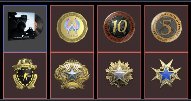 🔴 🍀 🔴 Prime | 7 MEDALS | 1570 HOURS IN CS | 9 YEARS OF SERVICE 🔴 🍀 🔴, Sale, With inventory, Has PRIME