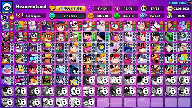 【💎⚡BEST ACCOUNT⚡💎】【🧊 EMOJI MATCHERINO 🧊】【⚡19×11 STR⚡】【🏆100000🏆】【📨 BANDAGE 📨】, trophies 100000, brawlers 76, primes 91