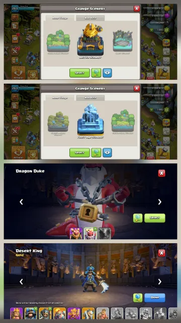 TH18➤Legend League 2➤15 Epic Max➤Lab 1 Left➤Base Max➤Dragon Scenery➤60% Shop➤Mail Change, 18 TH Родной Деревни, 10 TH Строителя