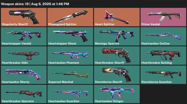 10k vp / valorant points donate ; 2 knife ; Sheriff Singularity; "Phase Barrier" Slicer, Sale, Bronze 2, Agents: 11, Skins: 19