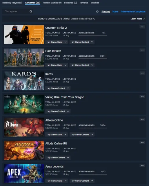 ✅⭐ 5000+ HOURS IN 30 DIFFERENT GAMES ⭐✅❗ TOP ACCOUNT ❗✅ NATIVE EMAIL ✅ INSTANT ✅, Sale, Inventory empty, No PRIME