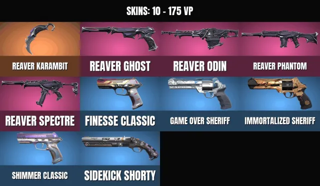 Silver 1 ✨ 10 skins 🏆 1 KNIFE✨Karambit "Reaper"✨Ghost "Reaper"✨Phantom "Reaper"✨Spectre "Reaper"✨Outcast, Sale, Silver 1, Agents: 20, Skins: 10
