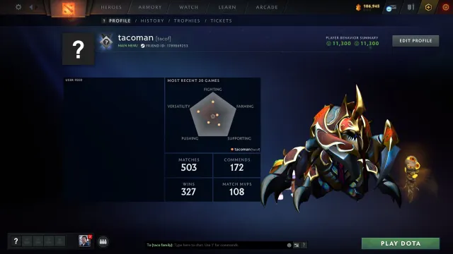 ✅ RANKING 🏆 RANK OPEN ⏱️ 36 LVL TROPHIES 🌟 42 TOKENS 🌟 484h, Sale, 3800 MMR, 11300 integrity, 11300 politeness, 503 matches