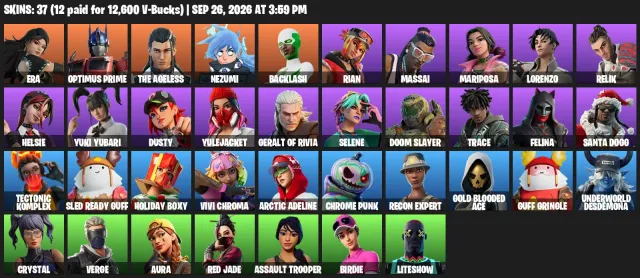 🖤TOP SKINS!🖤ESPORTS PICKAXE!🖤FULL ACCESS WITH A BONUS🖤, Sale, skins 37