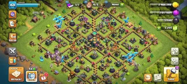 🏆 TH14 MAX ACCOUNT 🏆 2500 CWL MEDALS 🏆5294 GEMS 🏆3862 RAID MEDALS 🏆 7X EQUIPMENT 🏆 NC YES 🏆, 14 TH Родной Деревни