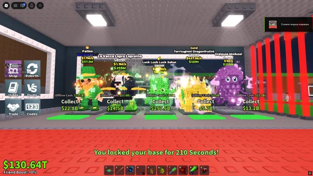 Roblox account Steal a brainrot, Brookhaven, 99 Nights in the forest, Grow a Garden, Sale, Voice chat: No