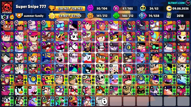 master 3 + 3× master + 2018, 132000 кубков, 105 бравлеров, 68 праймов