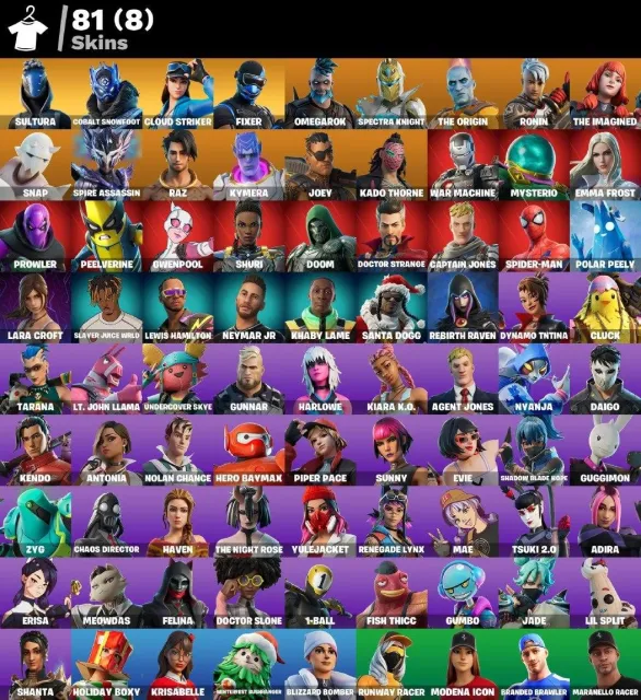 🟣 81 СКІН 🟣 1955 РІВЕНЬ 🟣 450 VB 🟣 Sultura🟣Cobalt Snowfoot🟣Cloud Striker🟣Fixer🟣Omegarok🟣Spectra, Продаж, скіни 81