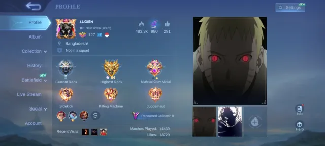 🔥61K Points🔥Prime Claude🔥Star Lesley🔥 Collector Natalia🔥High Level🔥14K Matches🔥