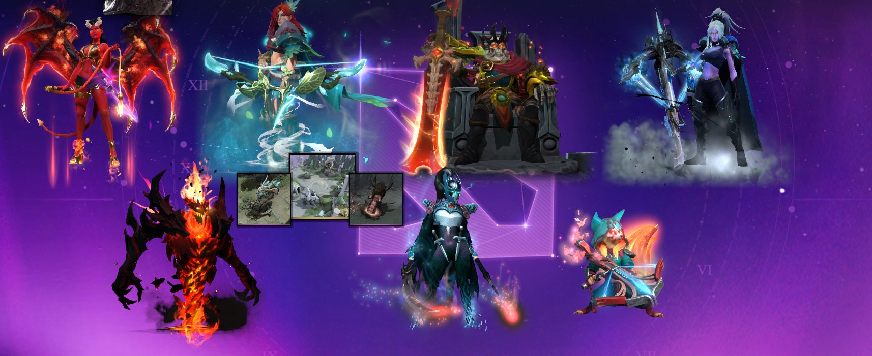 💠NEW💠🔥Drow. WK, WR, Qop, SF, PA🔥Hoodwink, purple qop, Sanctums of the Divine, Sale, 8320 Behavior score, 8320 вежливости, 3991 games