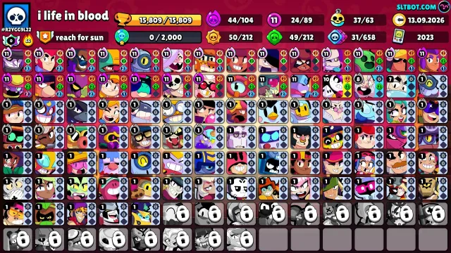24 11 POWER | 2 BP+ | MAXED META | 10 FULL CHARACTERS WITH BUFFS, 15809 trophies, 89 brawlers, 5 primes