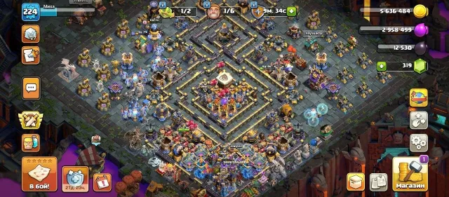 Full heroes 🔥‼️ Tx 18🔥80% full🤌 11 epic gear ❤️🔥 +photo in description👇, 18 TH Native Village, 10 TH Builder Base