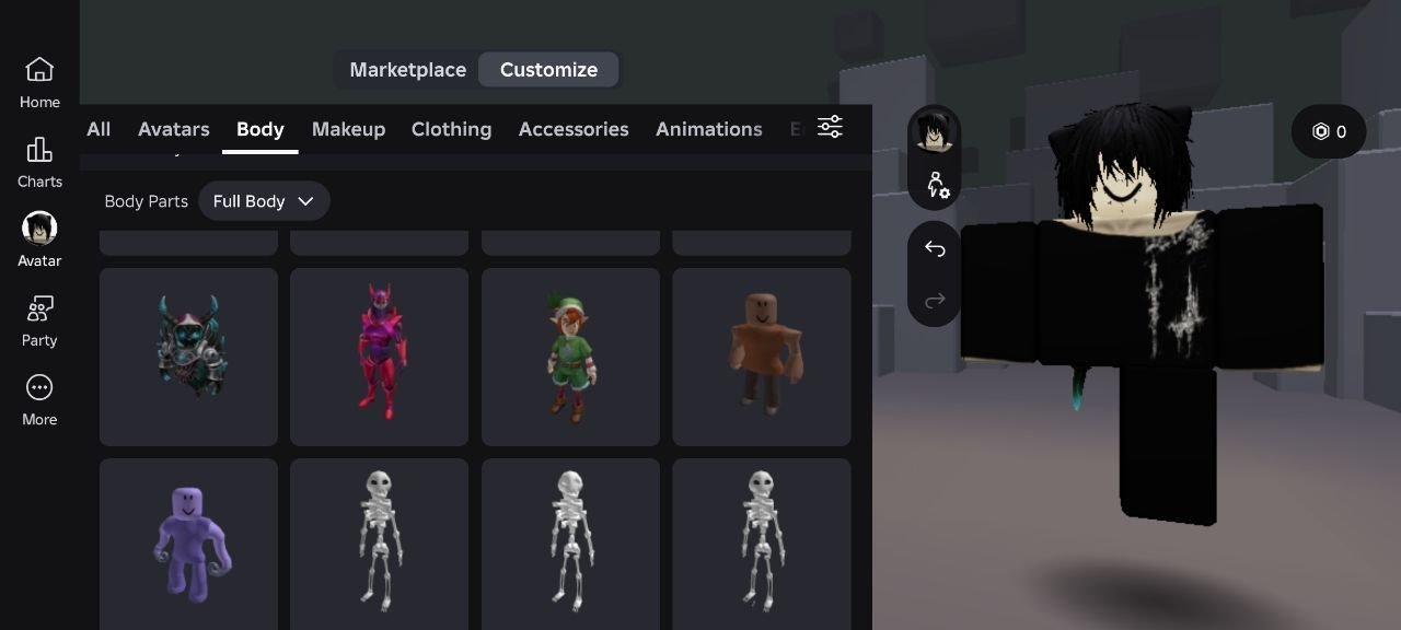 Korblox+extreme headphones. A lot of accessories, Sale, Voice chat: No