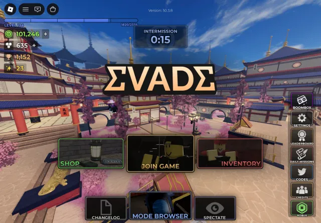 evade account 2024 (zombie stride), Sale, Voice chat: No