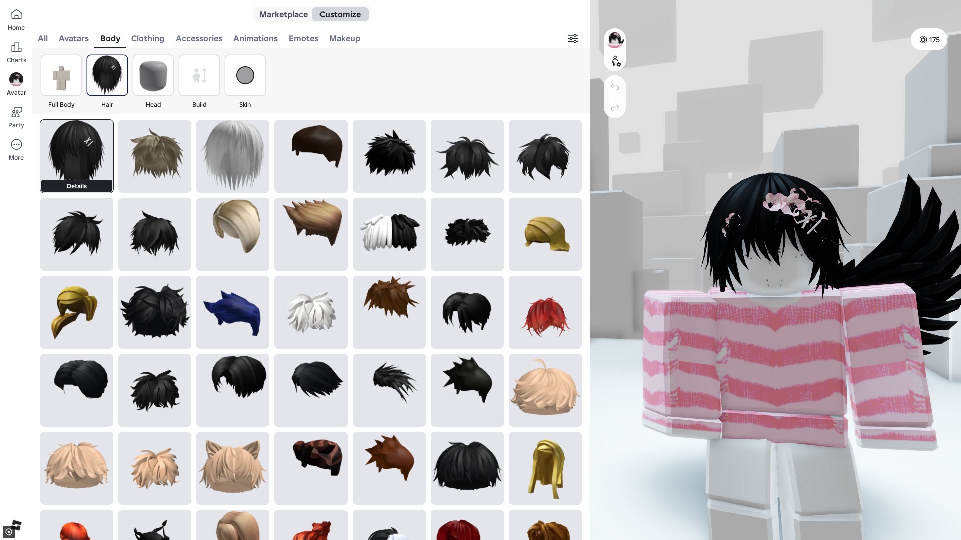 A huge number of accessories and items, Sale, Voice chat: Yes