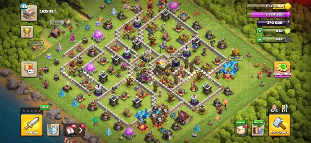 ⚡LEVEL UP⚡11 TH 136 LEVEL 100% FULL🚀TREES 17-19 YEARS💎838 GEMS💎CART⭐5 SLAVES⭐4 EPIC GEAR✨WITH MAIL, 11 TH Home Village, 7 TH Builder Base